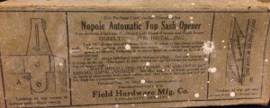 Hardware box for Nopole Top Sash
