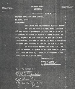 Two Republic Building Firm Plans June 4, 1919